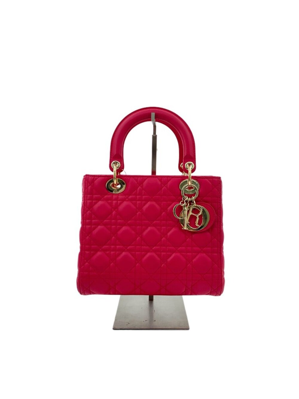 Dior Lady Dior Red Cannage Handbag